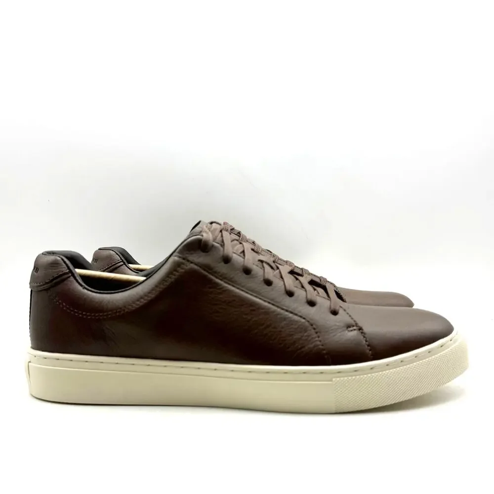 Cole Haan Mens Jensen Low-Top Casual Sneakers Size 11 EU 44 Brown Leather NIB